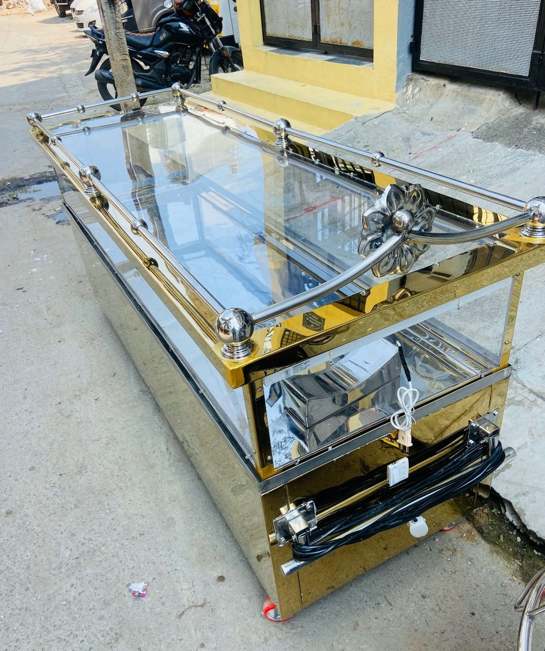 Dead body freezer box preservation cabinet